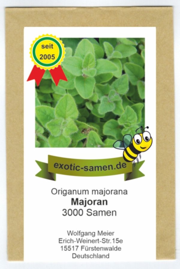 Majoran - Bienenweide - Origanum majorana - 3000 Samen