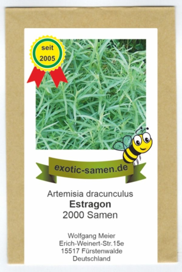 Estragon - Bienenweide - Artemisia dracunculus - 2000 Samen